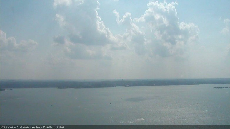 Lake Travis webcam, June 11, 2016 4:20 PM CT