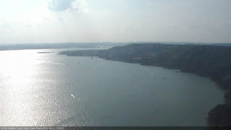 Lake Travis webcam, June 11, 2016 5:10 PM CT