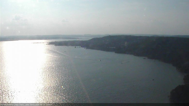 Lake Travis webcam, June 11, 2016 5:45 PM CT