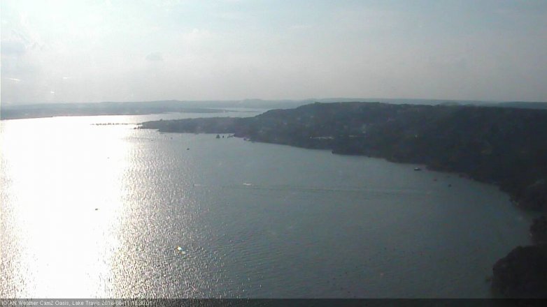 Lake Travis webcam, June 11, 2016 5:55 PM CT