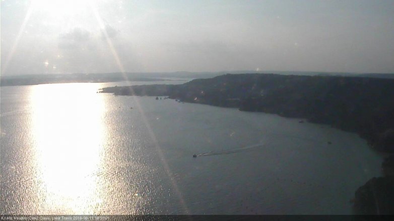 Lake Travis webcam, June 11, 2016 6:05 PM CT