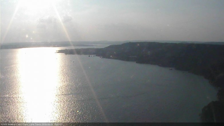 Lake Travis webcam, June 11, 2016 6:30 PM CT
