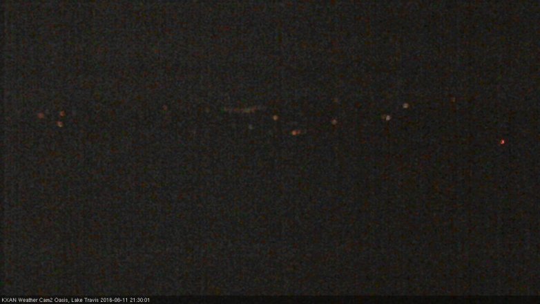 Lake Travis webcam, June 11, 2016 8:45 PM CT