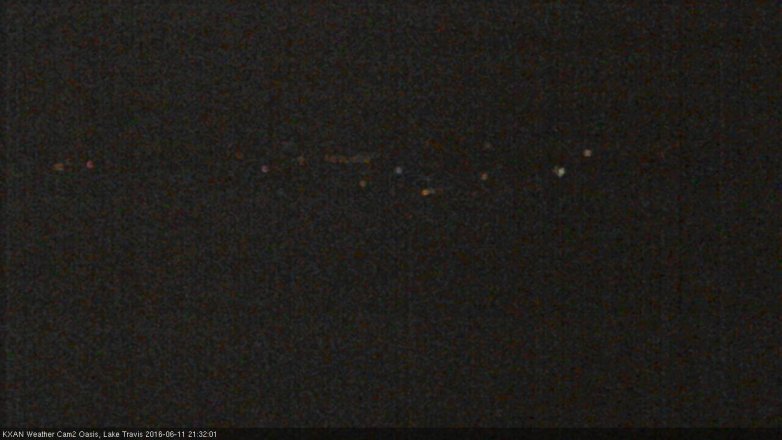 Lake Travis webcam, June 11, 2016 9:00 PM CT