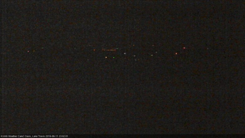 Lake Travis webcam, June 11, 2016 10:05 PM CT