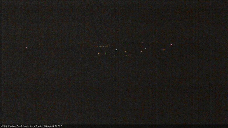 Lake Travis webcam, June 11, 2016 10:10 PM CT