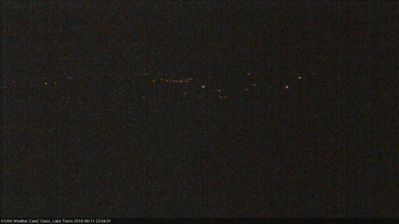 Lake Travis webcam, June 11, 2016 10:15 PM CT