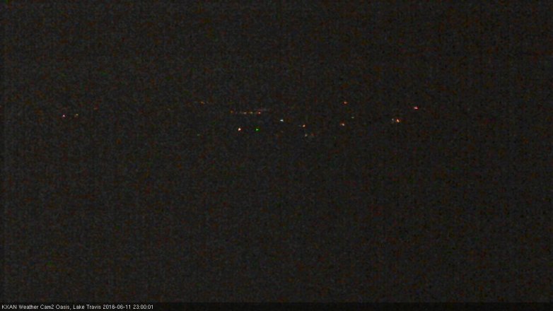 Lake Travis webcam, June 11, 2016 10:25 PM CT