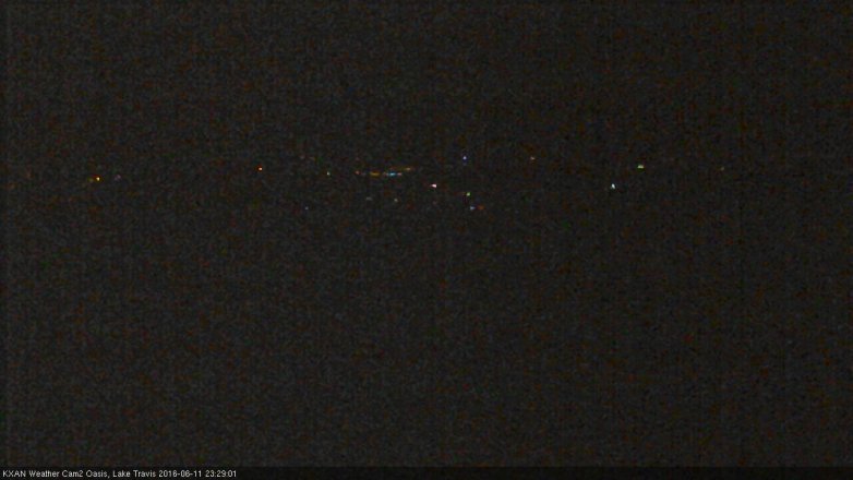 Lake Travis webcam, June 11, 2016 10:50 PM CT