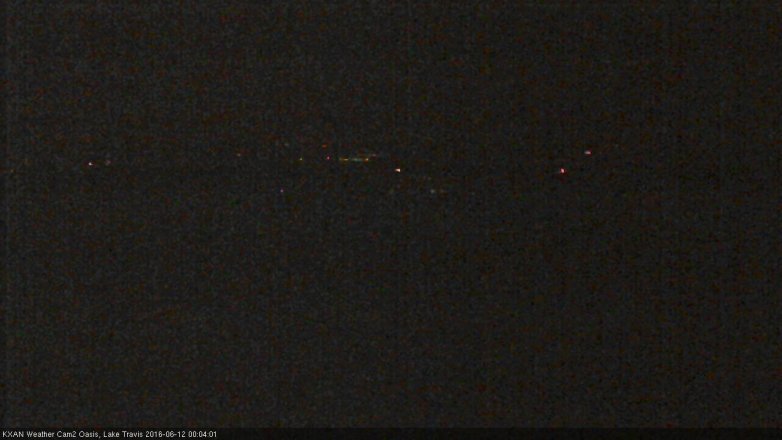 Lake Travis webcam, June 11, 2016 11:20 PM CT