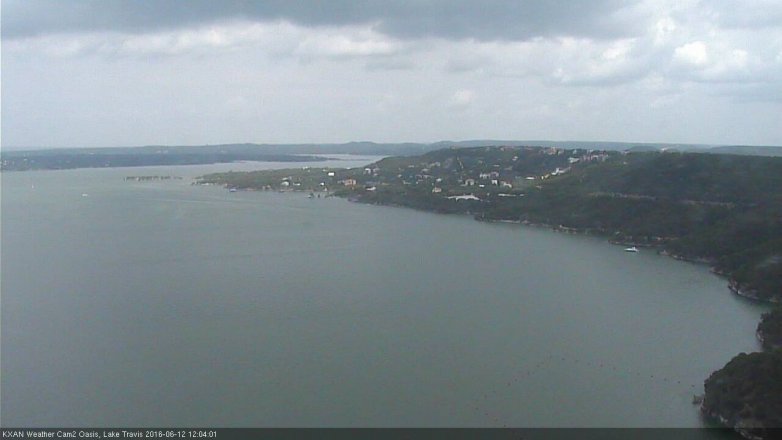 Lake Travis webcam, June 12, 2016 11:15 AM CT