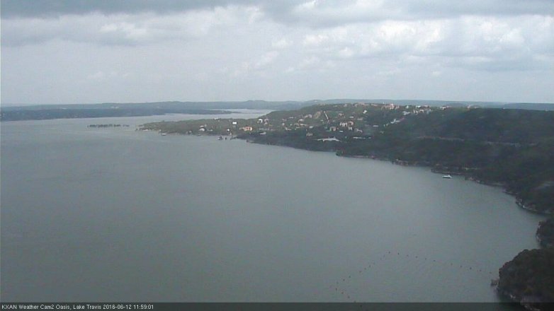 Lake Travis webcam, June 12, 2016 11:30 AM CT
