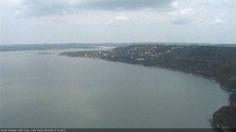 Lake Travis webcam, June 12, 2016 11:50 AM CT