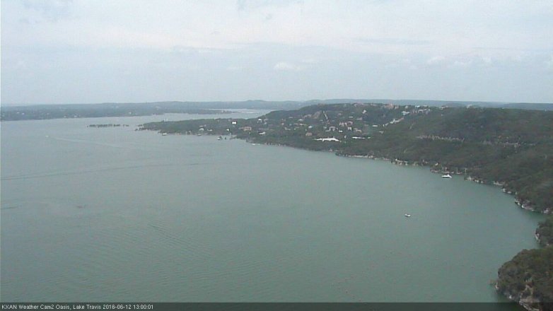 Lake Travis webcam, June 12, 2016 12:25 PM CT