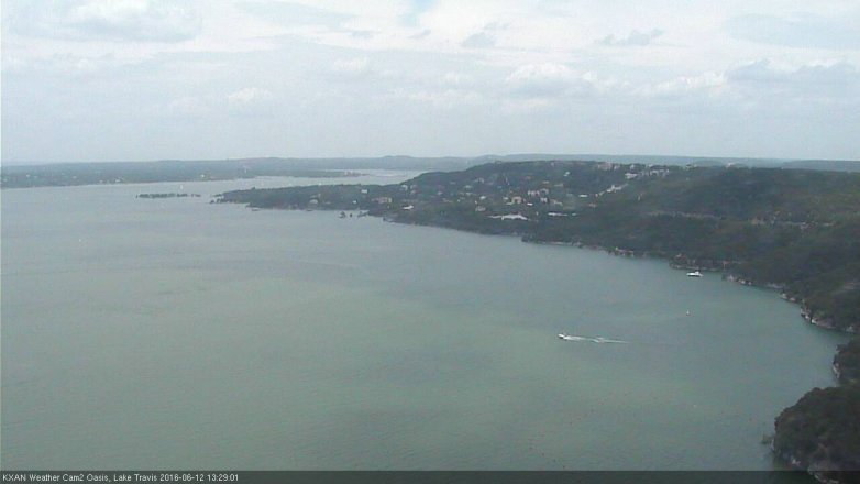 Lake Travis webcam, June 12, 2016 12:35 PM CT