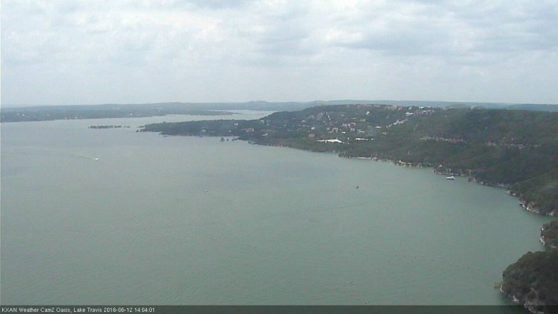 Lake Travis webcam, June 12, 2016 1:20 PM CT