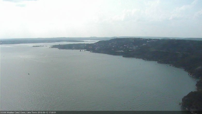 Lake Travis webcam, June 12, 2016 4:15 PM CT