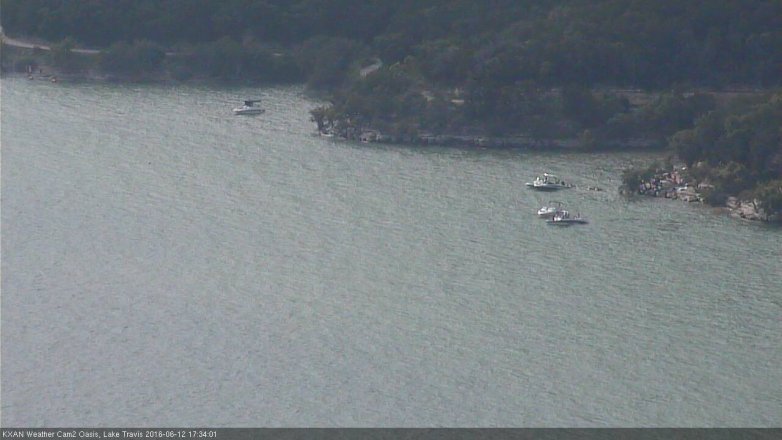 Lake Travis webcam, June 12, 2016 4:45 PM CT