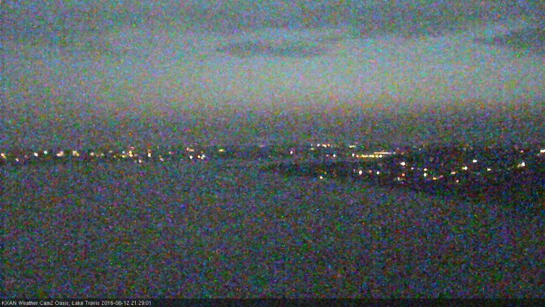 Lake Travis webcam, June 12, 2016 8:35 PM CT