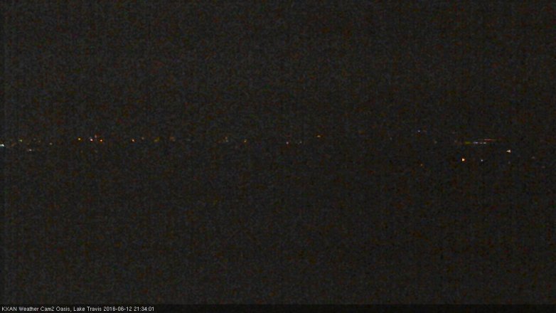Lake Travis webcam, June 12, 2016 9:00 PM CT