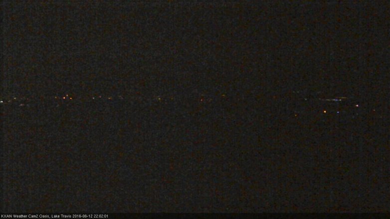 Lake Travis webcam, June 12, 2016 9:05 PM CT