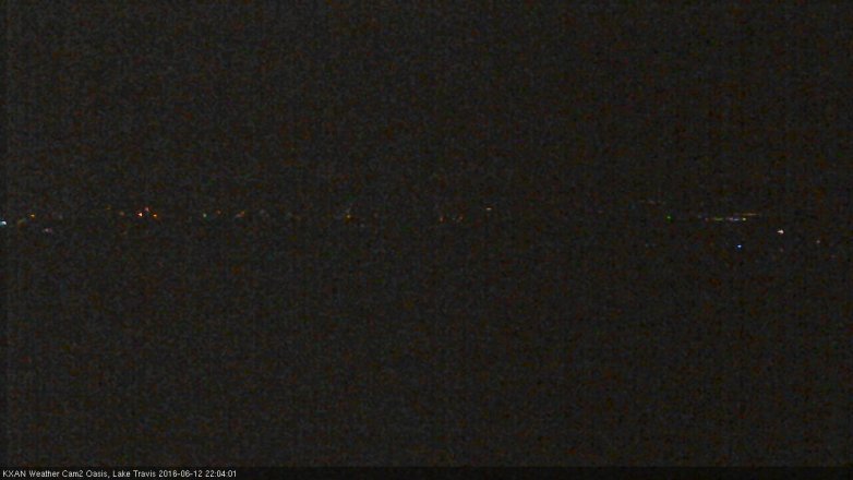 Lake Travis webcam, June 12, 2016 9:25 PM CT