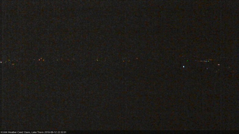 Lake Travis webcam, June 12, 2016 9:35 PM CT