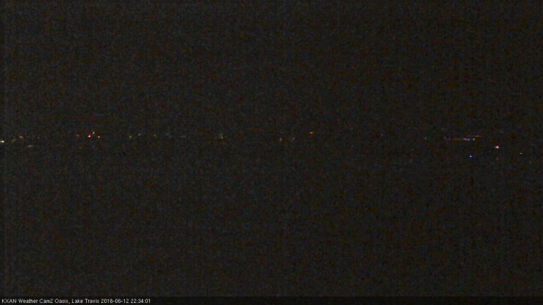 Lake Travis webcam, June 12, 2016 9:50 PM CT