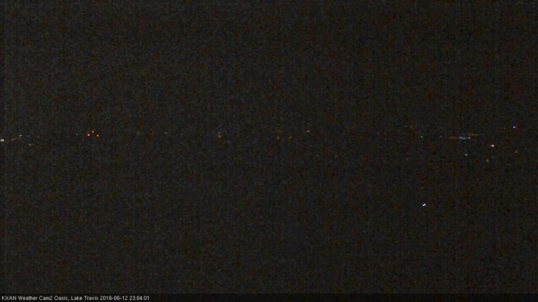 Lake Travis webcam, June 12, 2016 10:20 PM CT