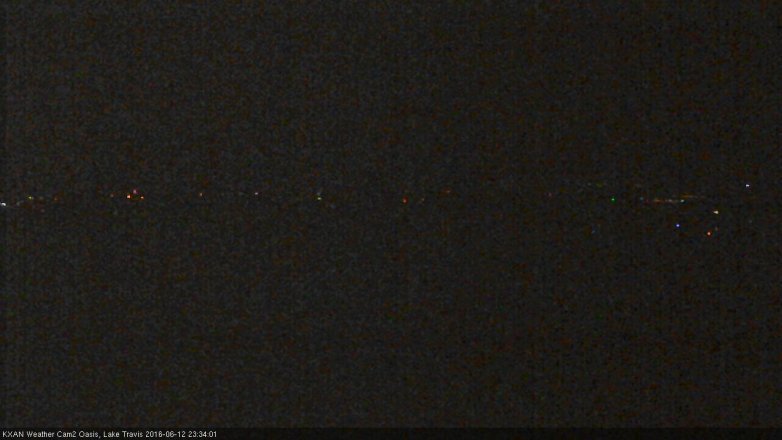 Lake Travis webcam, June 12, 2016 10:50 PM CT