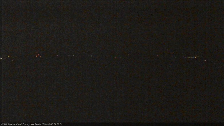 Lake Travis webcam, June 12, 2016 11:15 PM CT