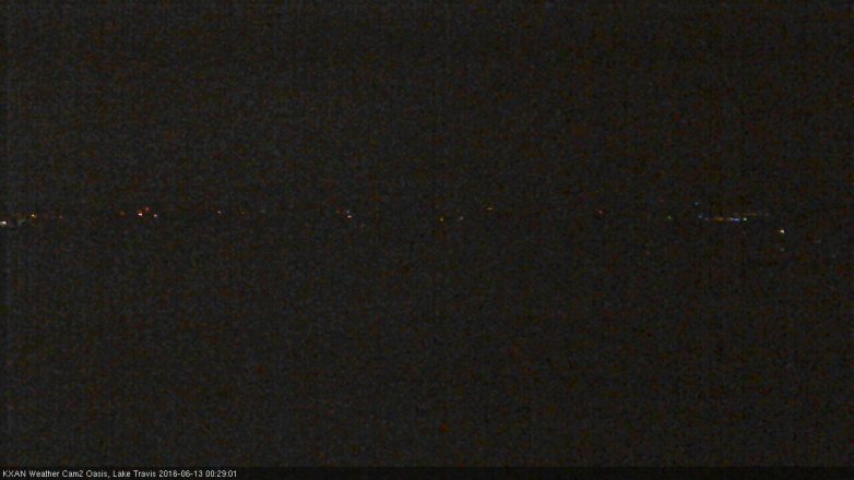 Lake Travis webcam, June 12, 2016 11:35 PM CT