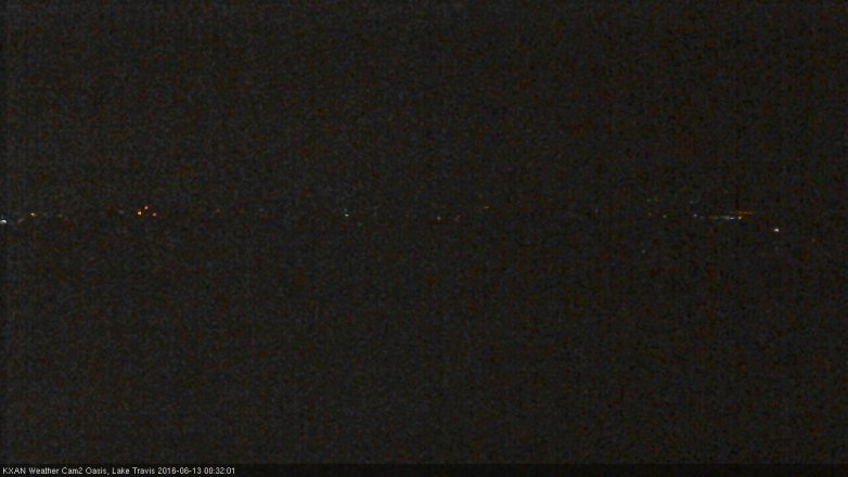 Lake Travis webcam, June 12, 2016 11:45 PM CT