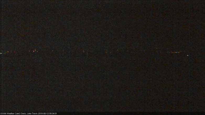 Lake Travis webcam, June 12, 2016 12:00 AM CT