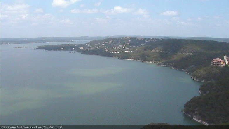 Lake Travis webcam, June 13, 2016 11:45 AM CT