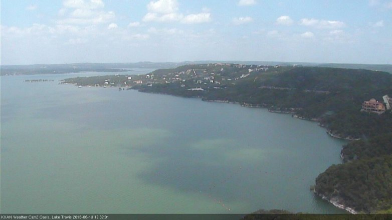 Lake Travis webcam, June 13, 2016 11:55 AM CT