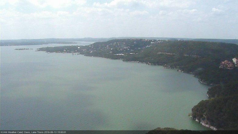 Lake Travis webcam, June 13, 2016 2:25 PM CT