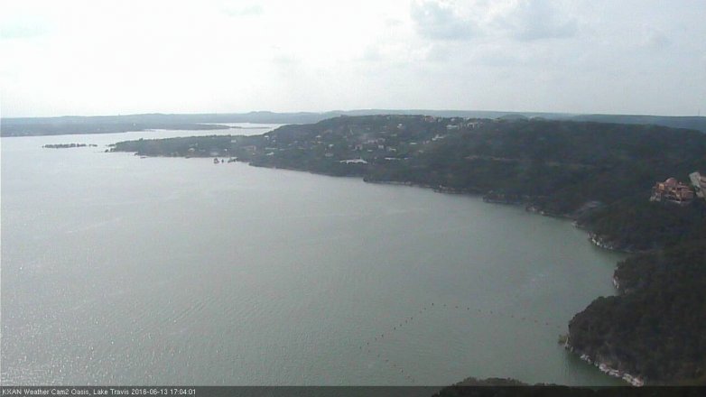 Lake Travis webcam, June 13, 2016 4:15 PM CT