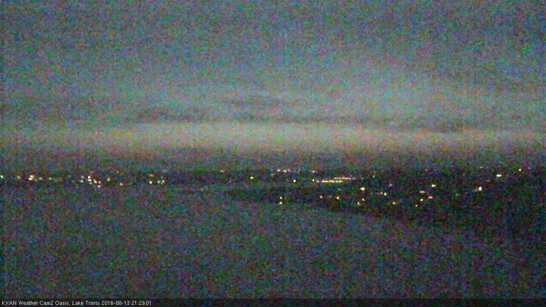 Lake Travis webcam, June 13, 2016 8:35 PM CT