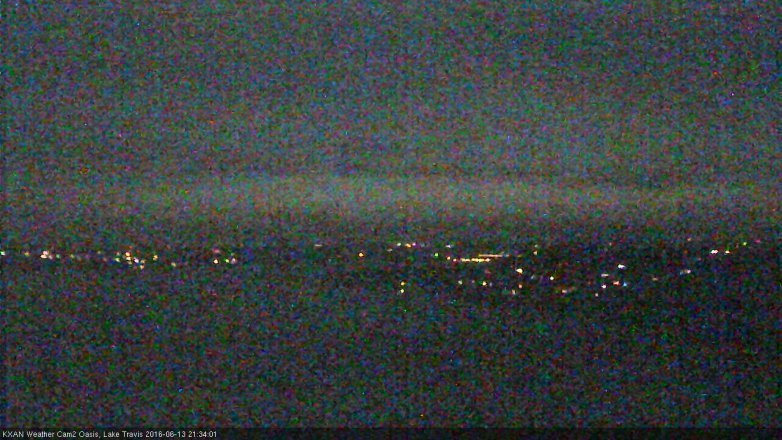 Lake Travis webcam, June 13, 2016 9:00 PM CT