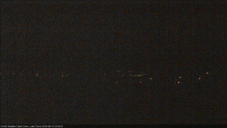 Lake Travis webcam, June 13, 2016 10:10 PM CT