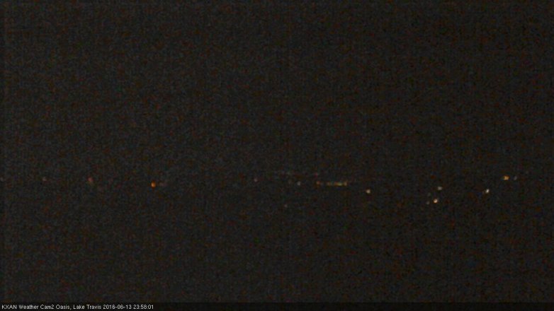 Lake Travis webcam, June 13, 2016 11:10 PM CT