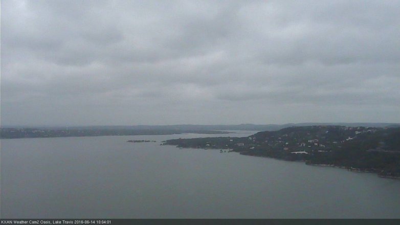 Lake Travis webcam, June 14, 2016 9:25 AM CT