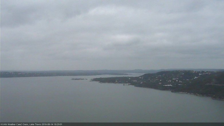 Lake Travis webcam, June 14, 2016 9:55 AM CT