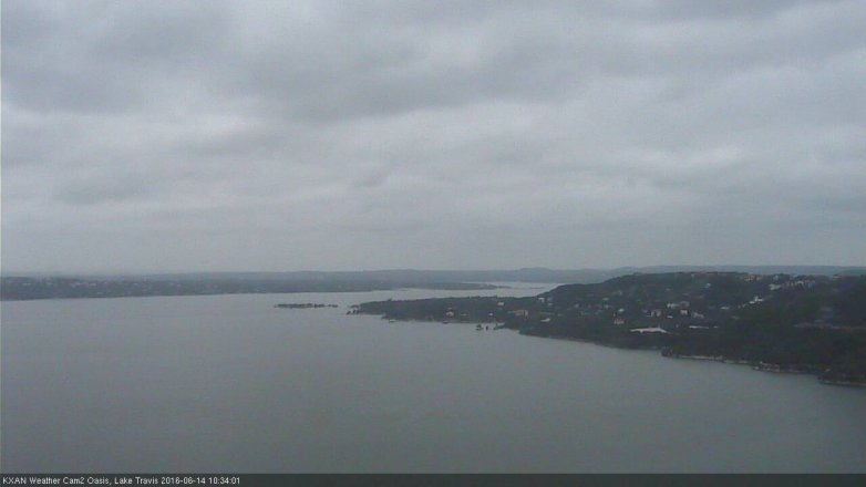 Lake Travis webcam, June 14, 2016 10:00 AM CT