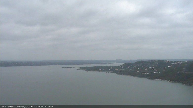 Lake Travis webcam, June 14, 2016 10:10 AM CT