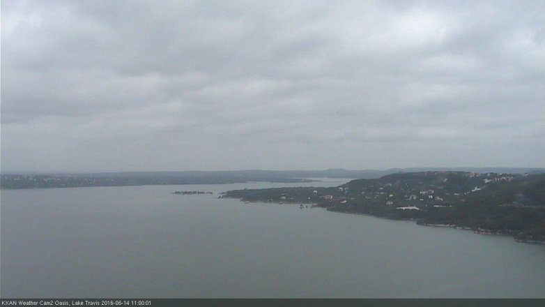 Lake Travis webcam, June 14, 2016 10:25 AM CT