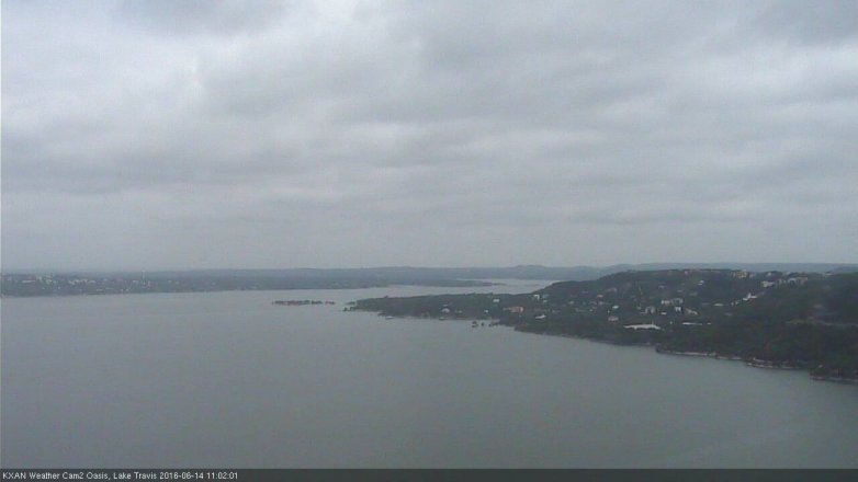 Lake Travis webcam, June 14, 2016 10:30 AM CT