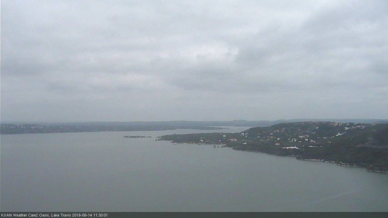 Lake Travis webcam, June 14, 2016 10:35 AM CT