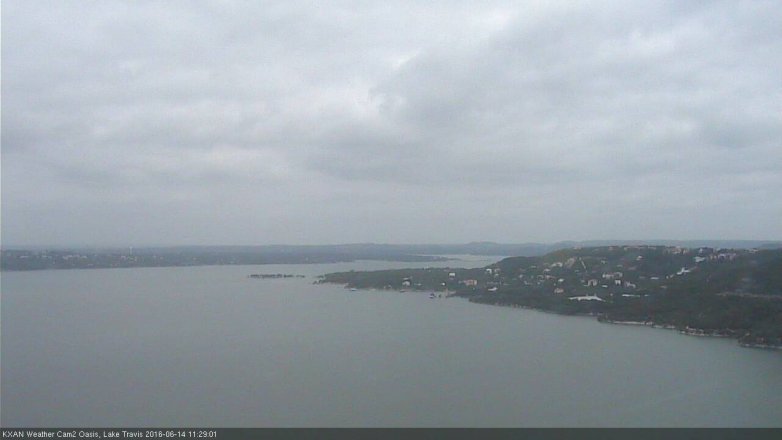 Lake Travis webcam, June 14, 2016 11:00 AM CT